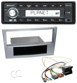 Continental MP3 AUX USB DAB 1DIN Autoradio für Opel Astra H Zafira B Corsa D ab