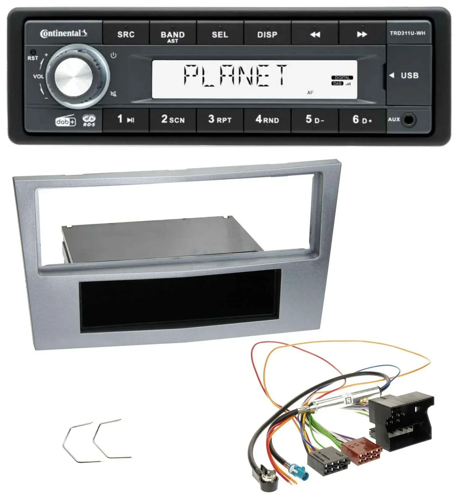 Continental MP3 AUX USB DAB 1DIN Autoradio für Opel Astra H Zafira B Corsa D ab