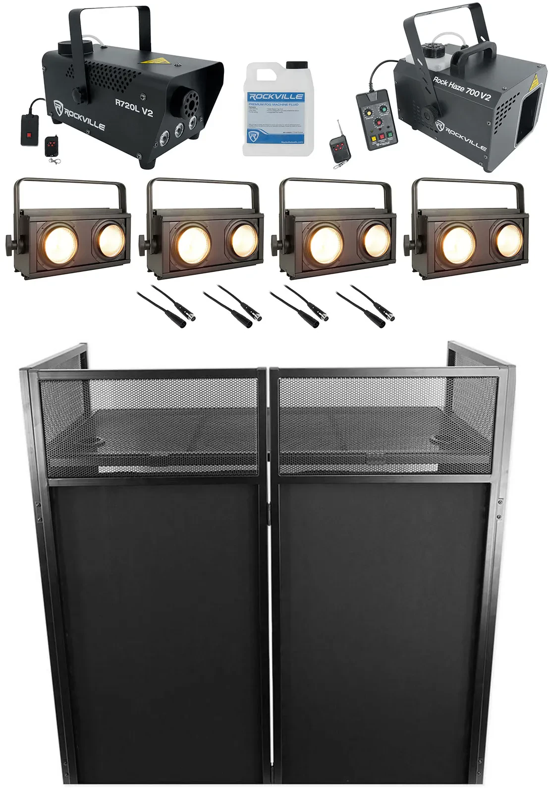 Комплект светового оборудования American DJ ENCORE BURST 200+ROCKBOOTH XL-3