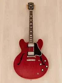 Электрогитара полуакустическая Gibson ES-335 TDC Vintage Semi-Hollowbody Cherry 1962 USA w/Case