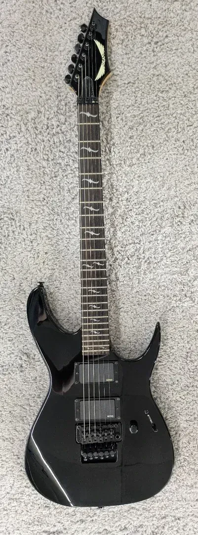 Dean DC6F electric guitar with EMG 81 and EMG 85 pickups - Made in Korea