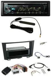 Автомагнитола Pioneer для Honda CR-V (2006–2012) CD/MP3, DAB, USB, поддержка кнопок на руле