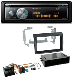 Автомагнитола для Citroen Jumper (2006–2011) Pioneer MP3/DAB/USB/CD/Bluetooth, Quadlock, черная