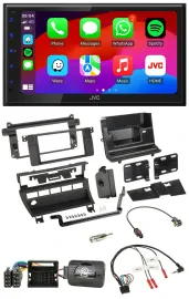 JVC Bluetooth 2DIN Lenkrad DAB USB Autoradio für BMW 3er 2001-2006 5 Schalteröff