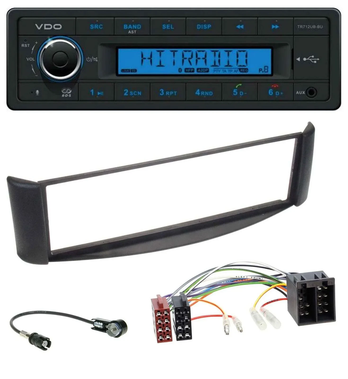 VDO Bluetooth AUX USB MP3 Autoradio für Smart ForTwo (1998-2007)