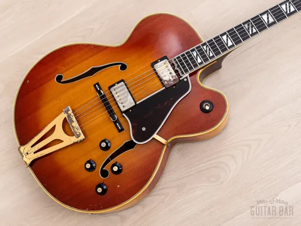 1970 Gibson Super 400 CES Vintage Archtop Electric Guitar Sunburst w/ T Tops