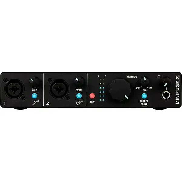 Звуковая карта внешняя Arturia MiniFuse 2 USB Audio Interface, Black