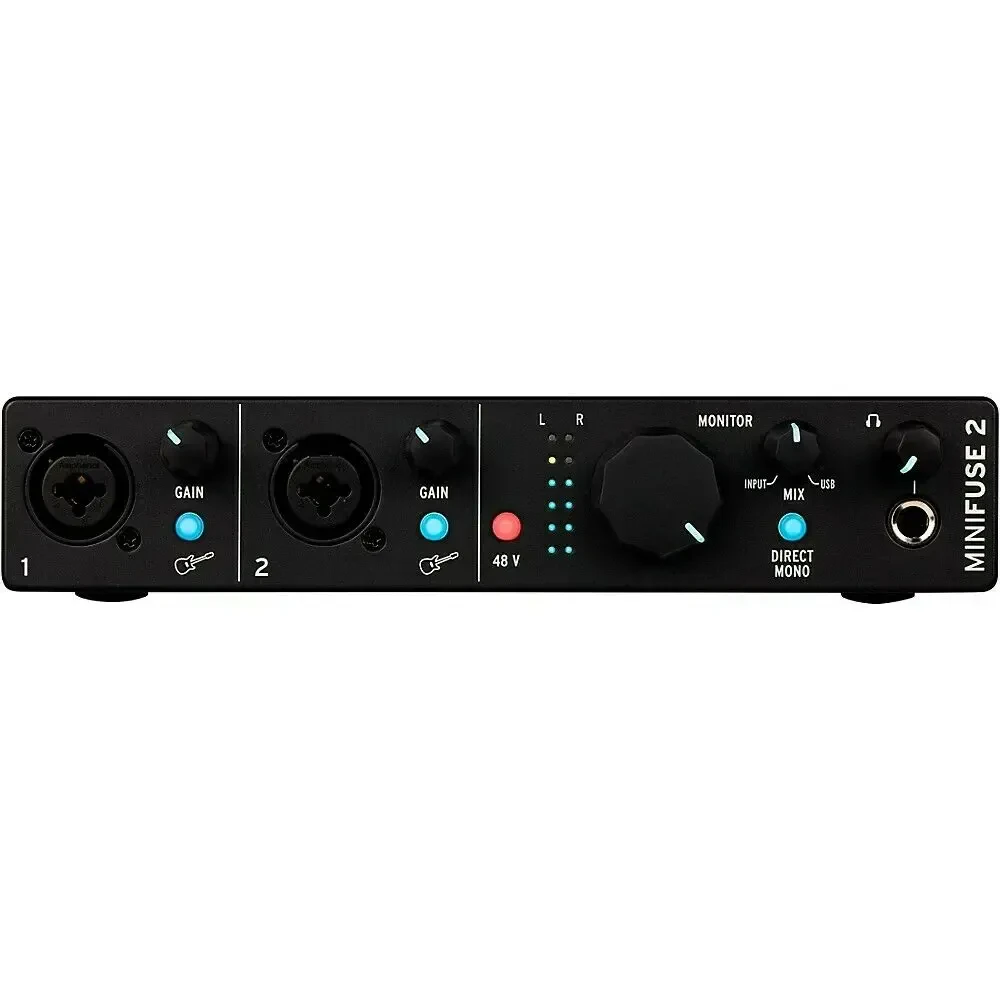 Звуковая карта внешняя Arturia MiniFuse 2 USB Audio Interface, Black