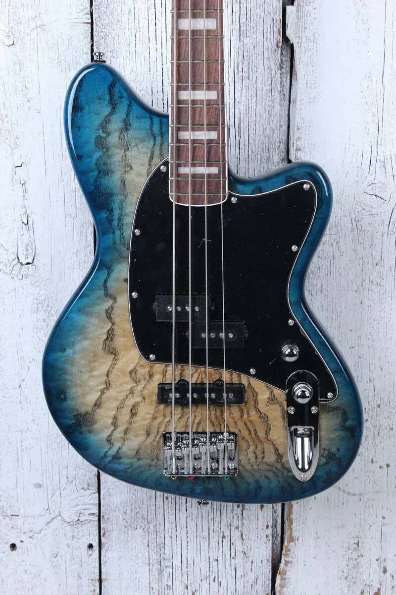 Ibanez Talman TMB400TA 4 String Electric Bass Guitar Cosmic Blue Starburst