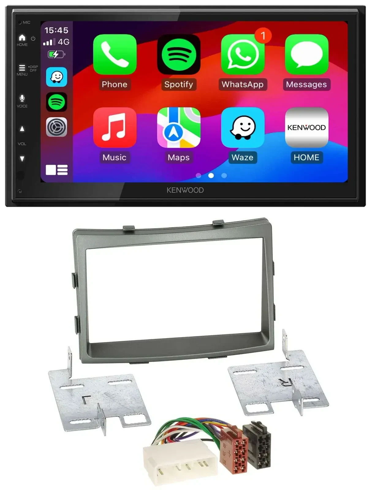 Автомагнитола Kenwood 2DIN, MP3, USB, DAB, Bluetooth для SsangYong Rodius (с 2013)