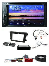 Pioneer Bluetooth 2DIN USB DVD DAB Lenkrad Autoradio für Mazda CX-7 2008-2010