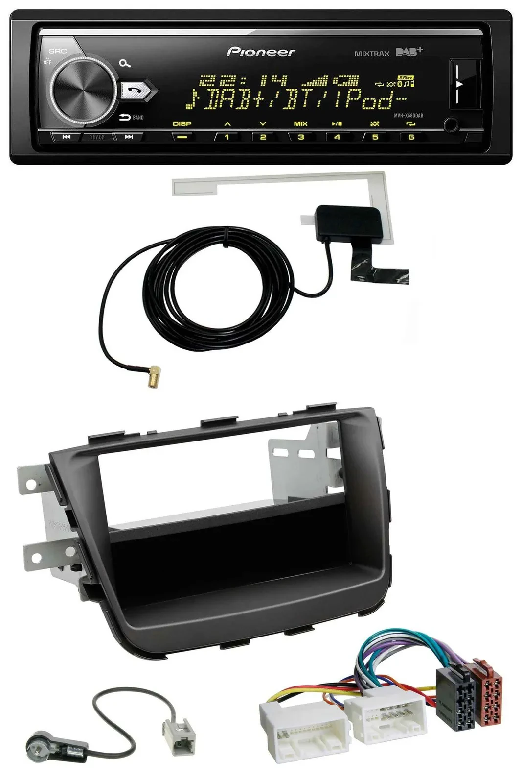 Автомагнитола Pioneer Bluetooth DAB USB MP3 для Kia Sorento II (2012–2015)