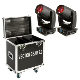 Прожектор lightmaXX LED 200W, движущаяся голова Beam, призма 8 граней, электронный затвор