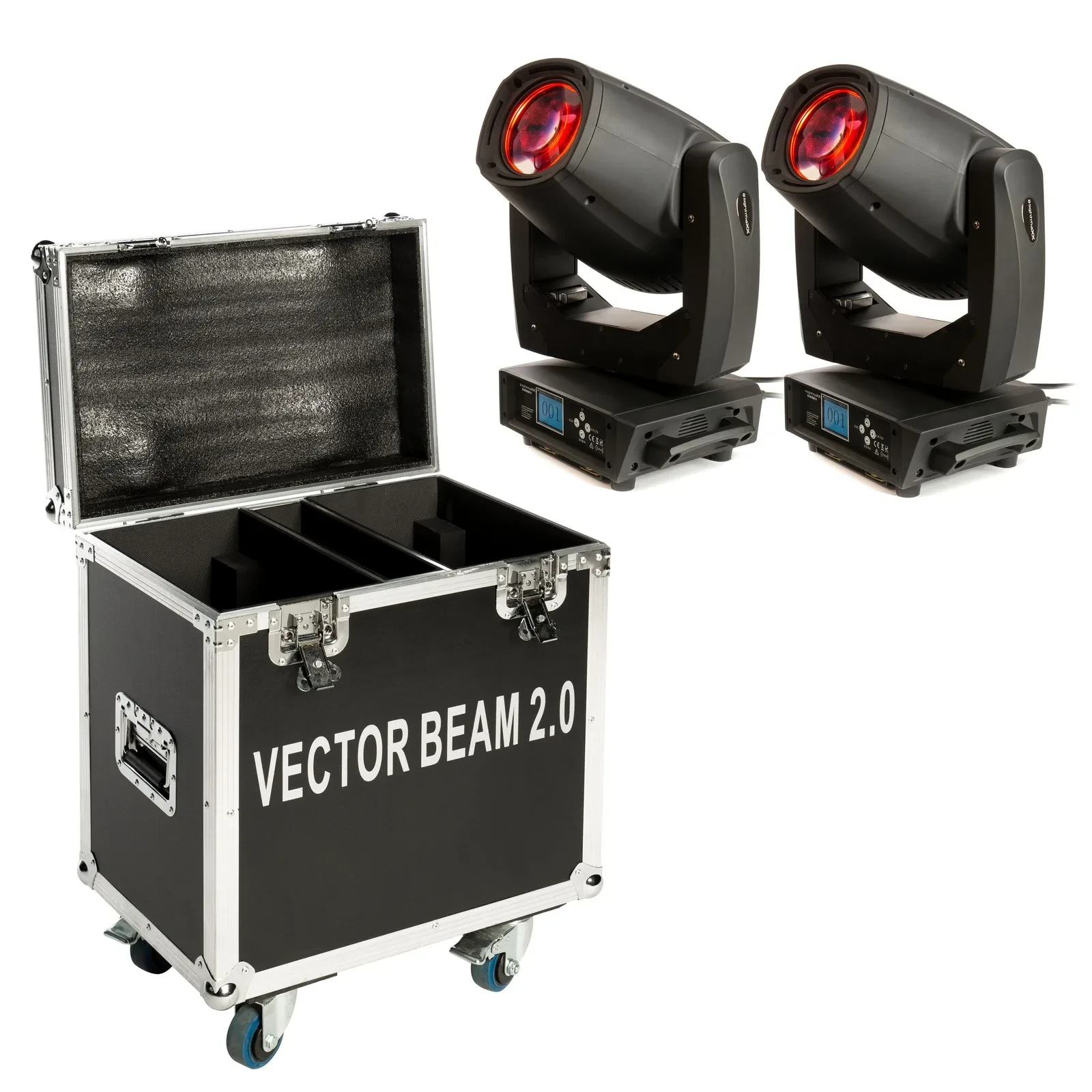 Прожектор lightmaXX LED 200W, движущаяся голова Beam, призма 8 граней, электронный затвор