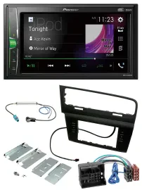 Pioneer 2DIN MP3 DAB USB Bluetooth Autoradio für VW Golf VII (ab 11/2012)