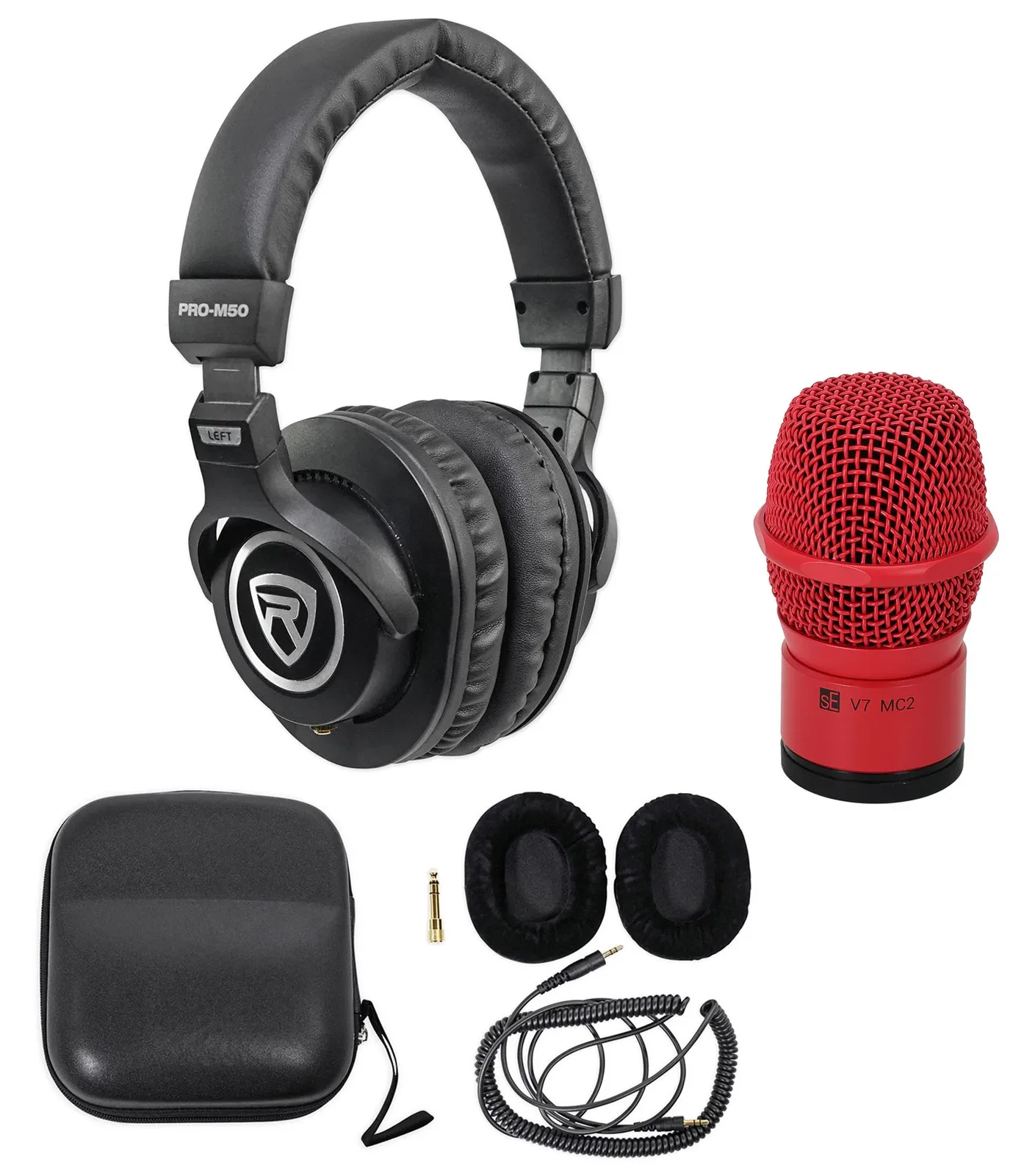 SE Electronics V7MC2RDMP3 Red V7 Mic Capsule 4 Sennheiser Wireless+Headphones