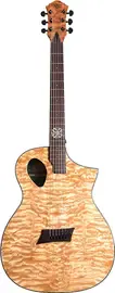 Электроакустическая гитара Michael Kelly Forte Port Exotic X Natural Gloss Quilted Maple