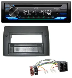 JVC Bluetooth MP3 USB DAB CD Autoradio für Fiat Stilo 192 01-08 Profiversion Abl