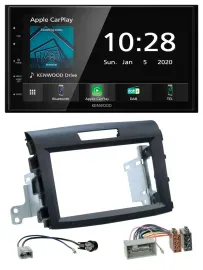 Kenwood Bluetooth MP3 DAB USB 2DIN Autoradio für Honda CR-V FR5/FR6 ab 2012