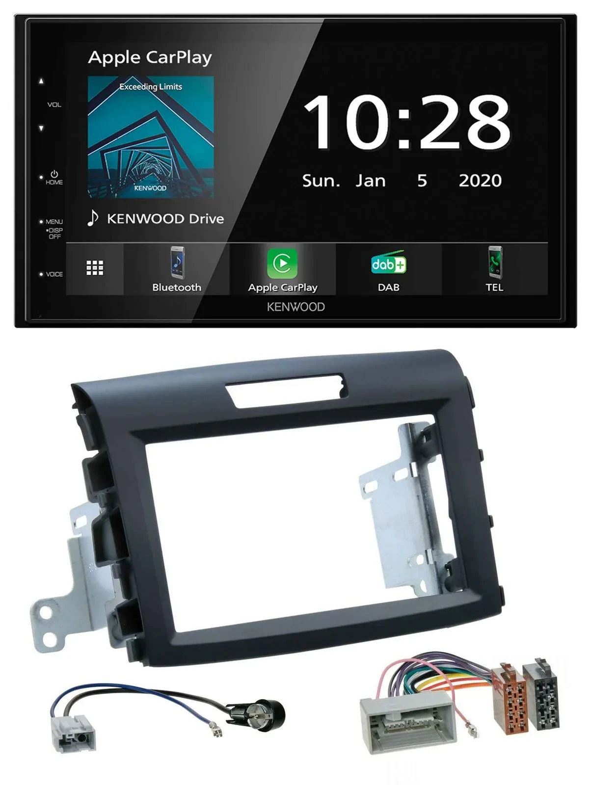 Kenwood Bluetooth MP3 DAB USB 2DIN Autoradio für Honda CR-V FR5/FR6 ab 2012