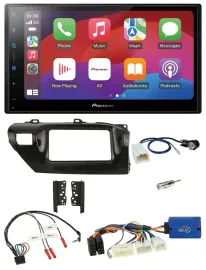 Автомагнитола для Toyota Hilux 2015–2020 Pioneer 2DIN DAB, USB, Bluetooth, управление с руля