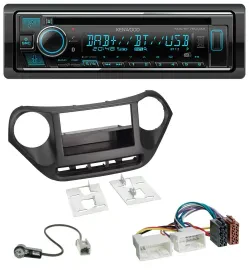 Автомагнитола для Hyundai i10 (с 2013) Kenwood MP3 Bluetooth DAB USB CD