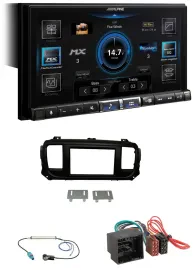 Alpine DAB 2DIN USB Bluetooth MP3 Autoradio für Citroen Jumpy Spacetourer ab 201
