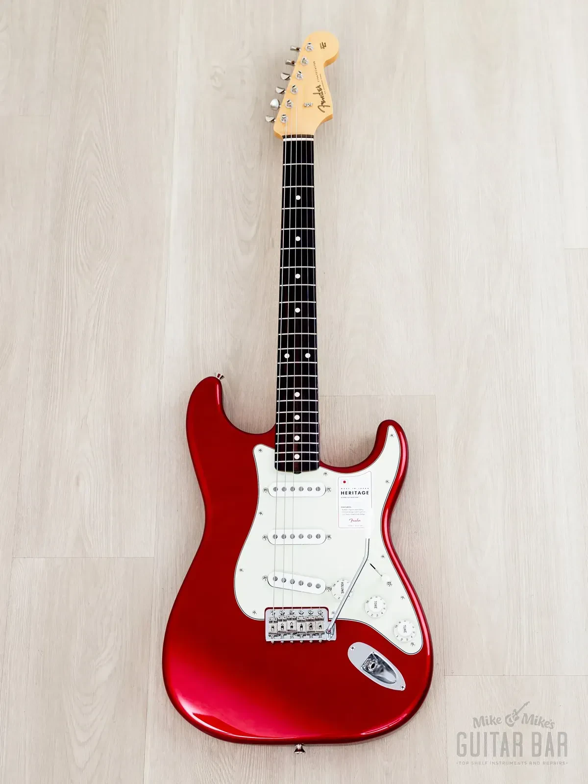 Электрогитара Fender Heritage 60s Stratocaster SSS Candy Apple Red w/gigbag Japan 2023