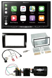 Pioneer 2DIN Lenkrad USB DAB DVD Bluetooth Autoradio für Fiat Bravo 2007-2014
