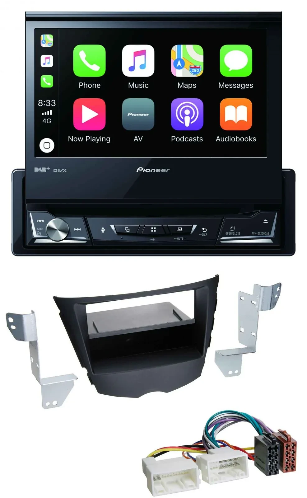 Pioneer DVD Bluetooth DAB USB MP3 Autoradio für Hyundai Veloster (ab 2011)