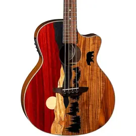 Электроакустическая гитара Luna Guitars Vista Bear Tropical Wood Gloss Natural