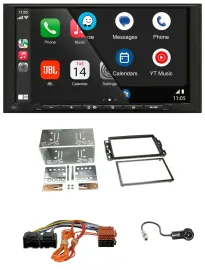 JBL USB 2DIN MP3 Bluetooth AUX Autoradio für Cadillac BLS (2006-2010)