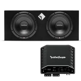 Rockford Fosgate R2-500X1 500W Loaded Enclosure Subwoofer Package