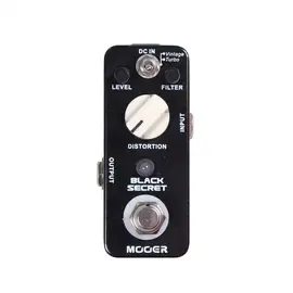 Педаль эффектов для электрогитары Distortion Mooer Black Secret