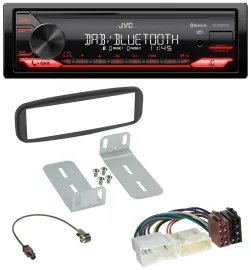 JVC Bluetooth USB DAB MP3 Autoradio für Renault Clio (2012-2017)