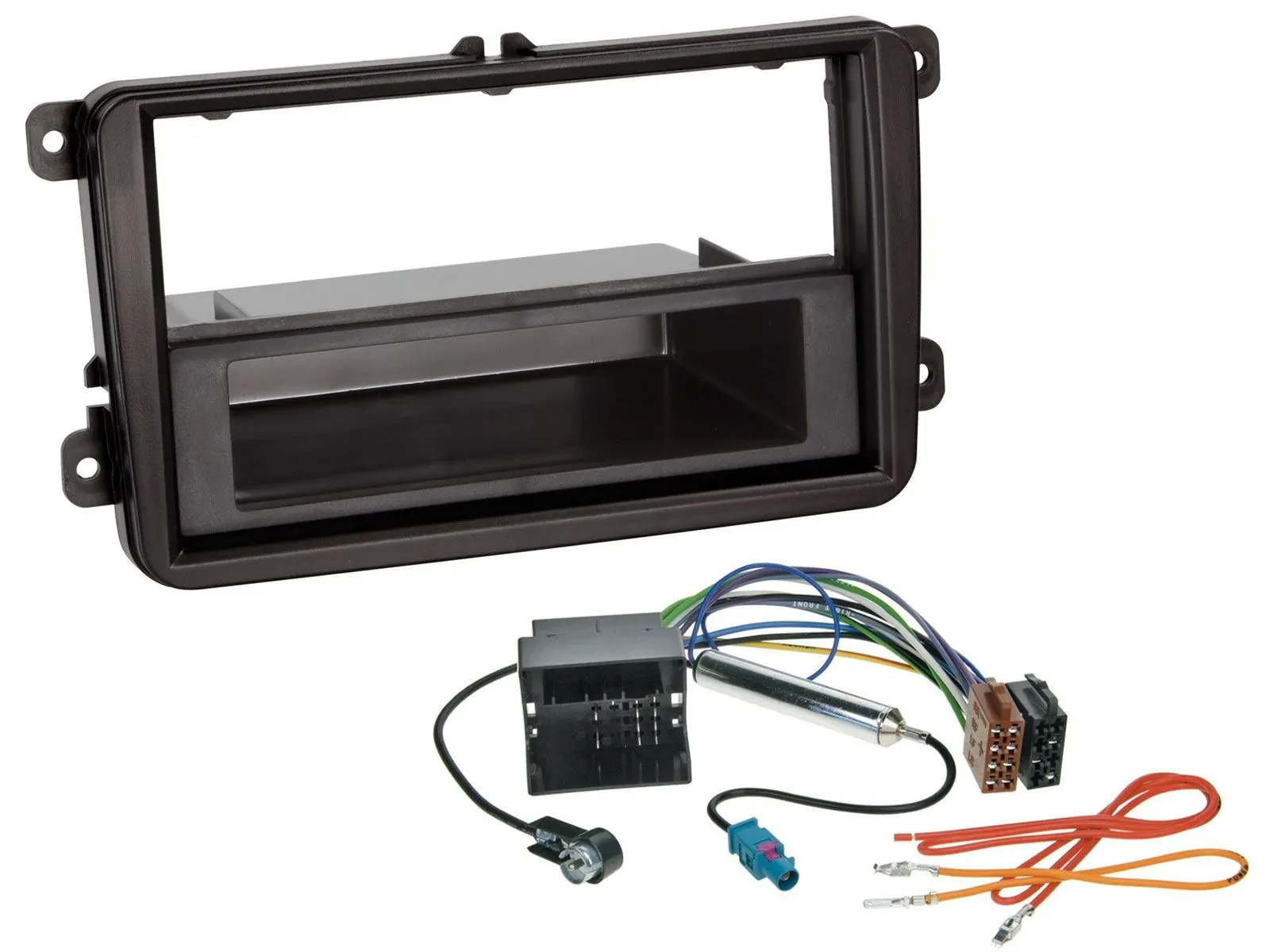 Radioeinbauset DIN Autoradio für Seat Alhambra ab 10 Leon 09-12 Toledo ab 13