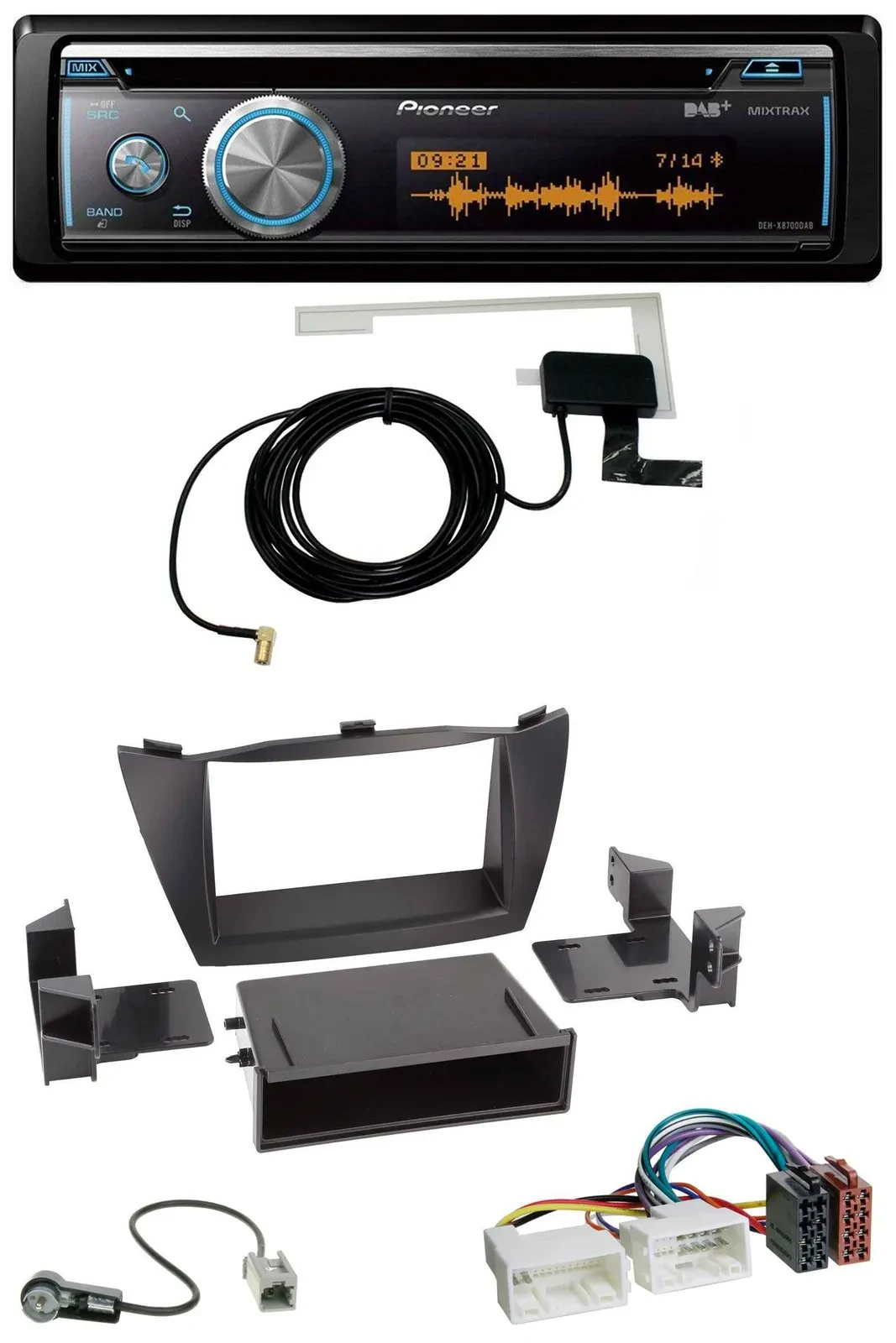 Автомагнитола Pioneer Bluetooth, DAB, MP3, USB, CD для Hyundai ix35 (LM, 2010–2013)