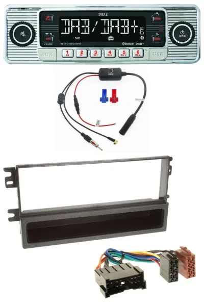 Dietz DAB USB MP3 Bluetooth Autoradio für Kia Shuma 2, Sephia II, Mentor