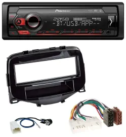 Pioneer MP3 USB DAB Bluetooth Autoradio für Toyota Aygo (2014-2021)