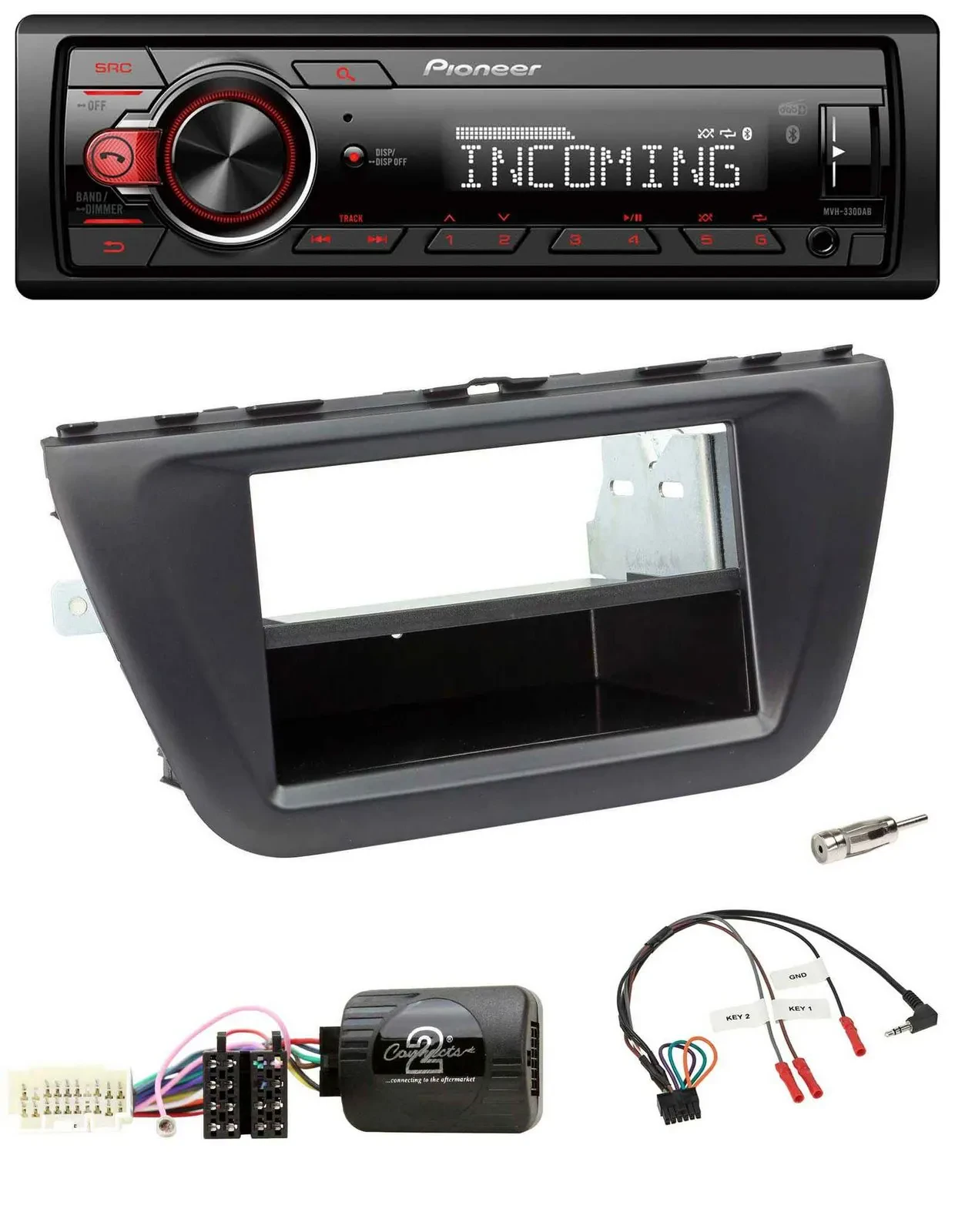 Автомагнитола Pioneer Bluetooth USB DAB для Suzuki SX4 (с 2013)