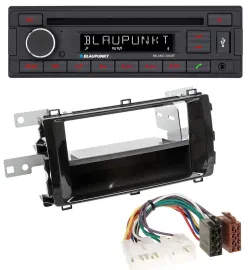 Blaupunkt MP3 USB CD Bluetooth AUX Autoradio für Toyota Auris (ab 2013) schwarz