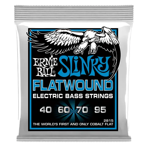 Струны для бас-гитары Ernie Ball 2815 Extra Slinky Flatwound Bass 40-95