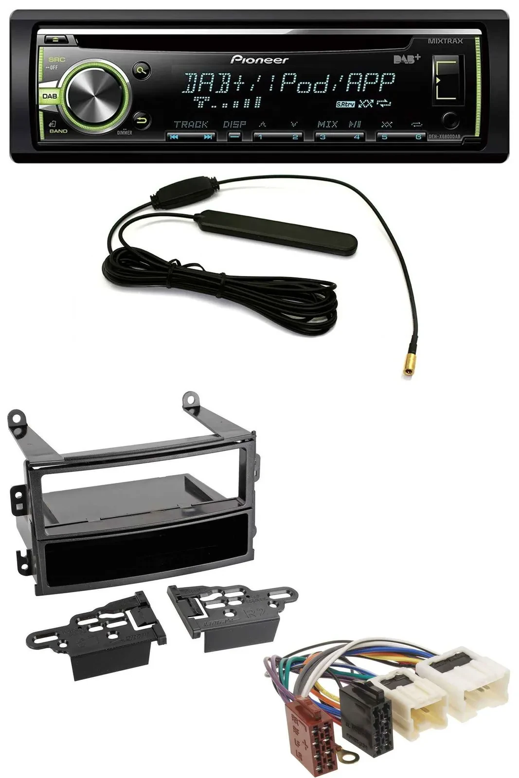 Pioneer MP3 USB CD DAB AUX Autoradio für Nissan 350Z Roadster 2003-2005