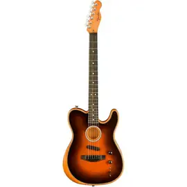 Электроакустическая гитара Fender Acoustasonic Telecaster Ebony FB Sunburst