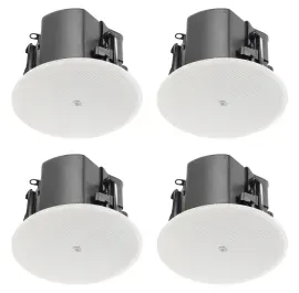 4 JBL Control 412C/T 3" Commercial 70v/8-ohm Ceiling Speakers For Restaurant/Bar