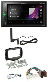 Pioneer MP3 DAB AUX 2DIN Bluetooth Autoradio für Toyota Aygo (2014-2021)