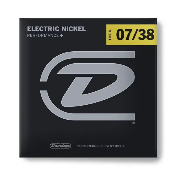 Струны для электрогитары Dunlop Electric Nickel Performance+ DEN0738