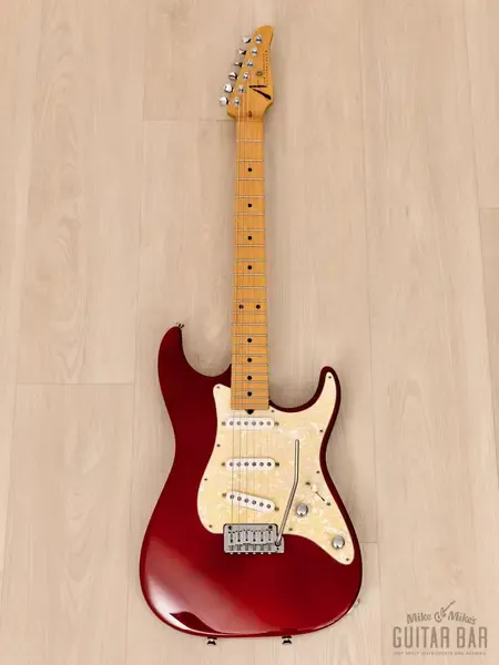 Электрогитара Tom Anderson Guitarworks Classic Boutique S-Style SSS Transluscent Cherry w/case USA 1998