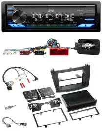 Автомагнитола для Mazda 3 (2009–2013) JVC Bluetooth, DAB, USB, CAN-Bus
