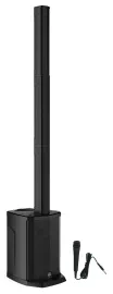 Gemini WPX-2000 1200 Watt DJ/PA Powered Line Array Speaker w/ 8" Subwoofer+Mic